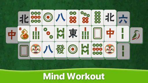 麻雀ゲーム：3Dタイルパズルをプレイしよう 7