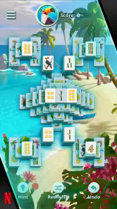 麻雀パズルマッチ NETFLIX screenshot
