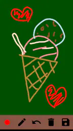 黒板におえかき 8