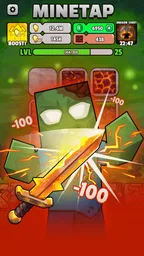 Minetap – Merge rpg clicker 5