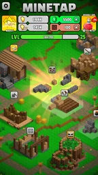 Minetap – Merge rpg clicker 6