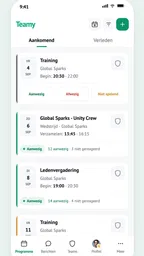 Teamy: app voor sportteams 1