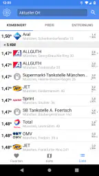 1-2-3 Tanken - Benzinpreise 2