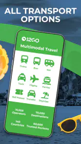 12Go Trein, Bus, Ferry, Vlucht screenshot