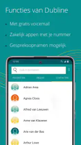 2 of meer telnrs op 1 mobiel. screenshot