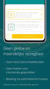 2 of meer telnrs op 1 mobiel. screenshot