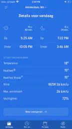 AccuWeather weerbericht 3