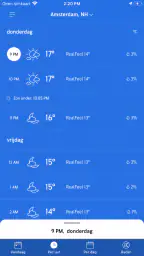 AccuWeather weerbericht 4