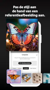 Adobe Firefly AI-foto & -video screenshot
