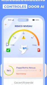 AI Huidmonitor scan - Skinive screenshot