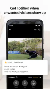 Alfred Home Security Camera screenshot