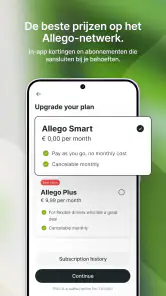 Allego screenshot