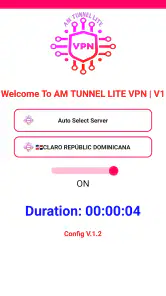 AM TUNNEL LITE VPN screenshot