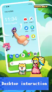 Anime Screen Pets: Shimeji screenshot