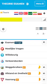 Auto Theorie Examens CBR 2026 screenshot