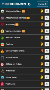 Auto Theorie Examens CBR 2026 screenshot
