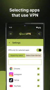 avoVPN - fast & secure VPN app screenshot