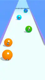 Ball Run 2048: merge number 5