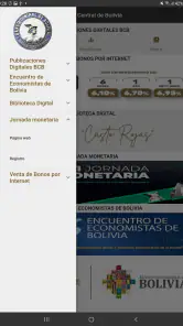Banco Central de Bolivia screenshot