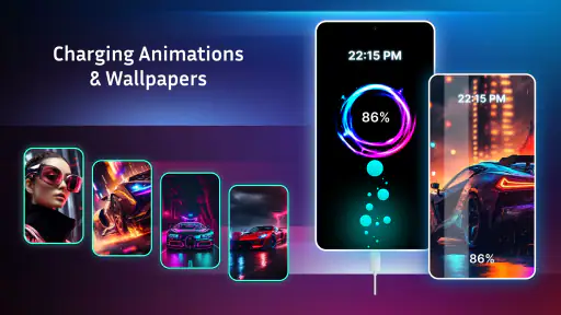 Batterij opladen Animatie-app 1