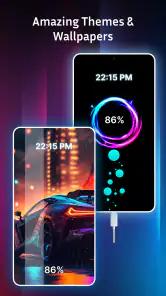 Batterij opladen Animatie-app screenshot