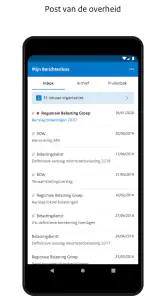 Berichtenbox screenshot
