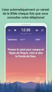 BitBible écran verrouilléAlarm screenshot