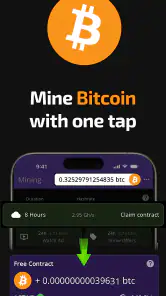 Bitcoin-mijnbouw (Cryptominer) screenshot