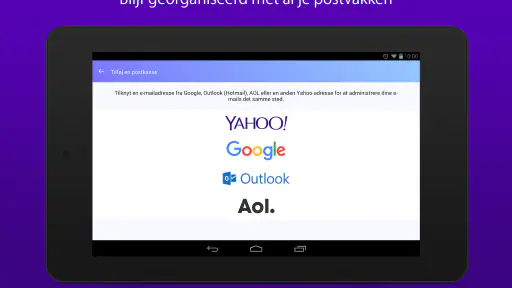 Blijf op orde met Yahoo Mail 6