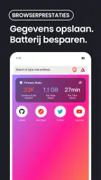 Brave privé-webbrowser 2