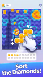 Brilliant Sort: Diamond Puzzle 1