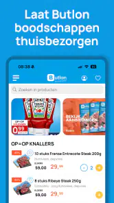 Butlon boodschappen screenshot