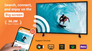 Cast video naar TV, Chromecast screenshot