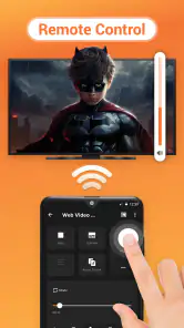 Cast video naar TV, Chromecast screenshot