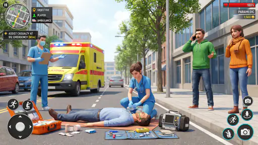 City Ambulance Rescue Sim Game 2