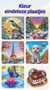 Color Aura: Paint by number screenshot