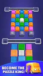 Color Bus Fill: Traffic Puzzle 2