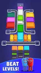 Color Bus Fill: Traffic Puzzle 3