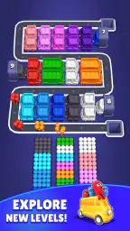 Color Bus Fill: Traffic Puzzle 4