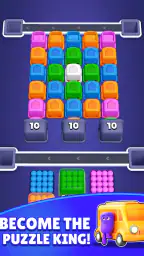 Color Bus Fill: Traffic Puzzle 7