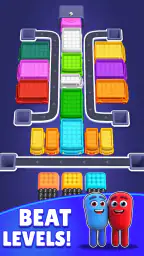 Color Bus Fill: Traffic Puzzle 8