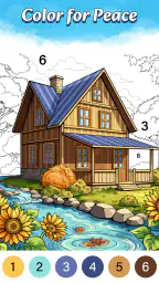 Color Oasis - Color by Number 6