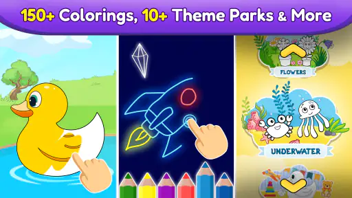 Coloring games for kids: 2-5 y 5