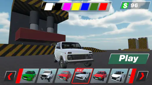 Crash test Auto VAZ Lada 4