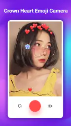 Crown Heart Emoji Camera 1