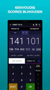 Darts Scorebord screenshot