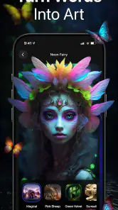 DaVinci - AI kunst generator screenshot