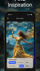 DaVinci - AI kunst generator screenshot