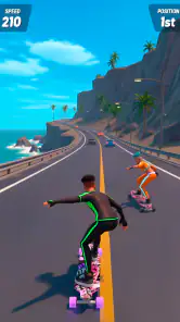 Downhill Skate Race screenshot