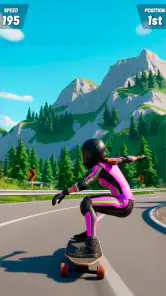 Downhill Skate Race screenshot